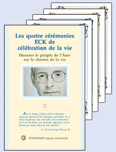 Les quatre cérémonies ECK de célébration de la vie Lot de livrets