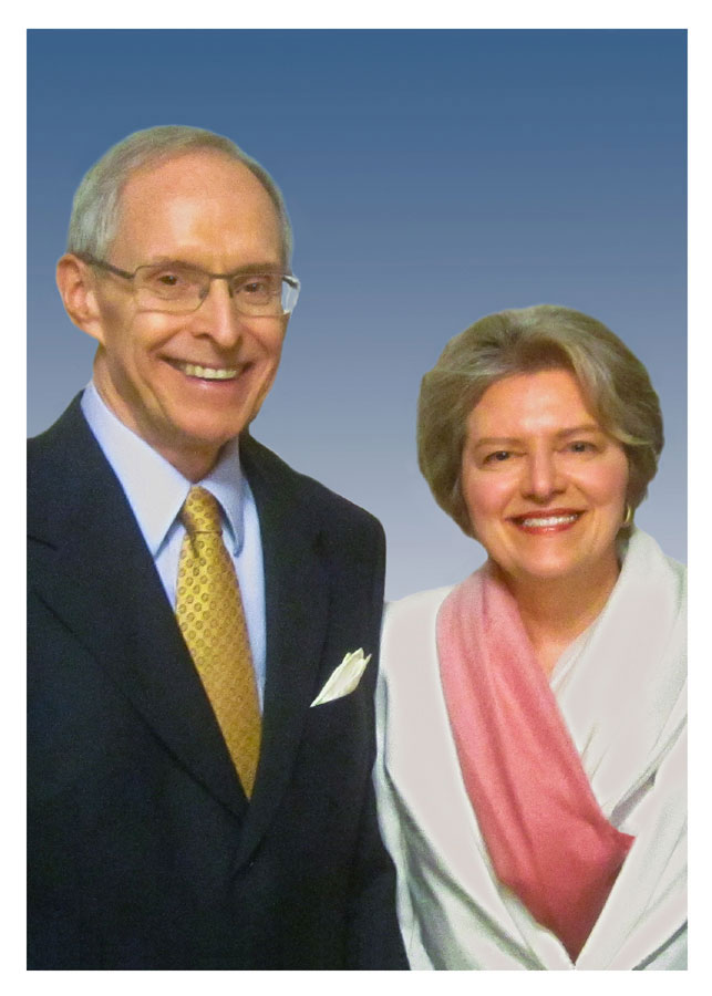 Sri Harold and Joan (blue background)
