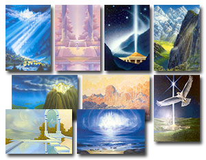Golden Wisdom Temple Note Cards